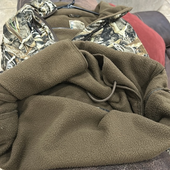 Drake Waterfowl 1/4 Zip Camo Jacket Medium - Picture 9 of 10